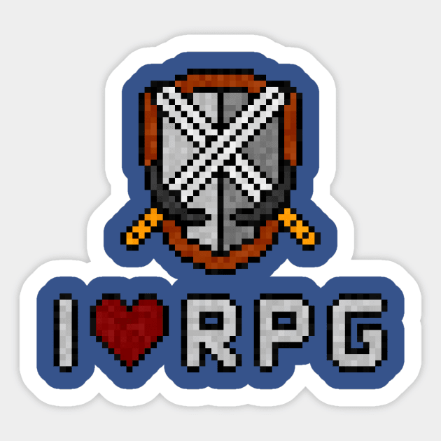 I ♥ RPG Sticker by Shi
